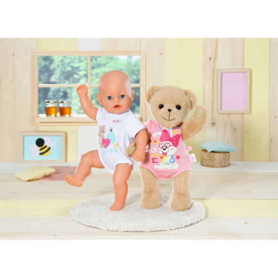 BABY born Bär weiße Kleidung Zapf Creation 12834435