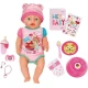 BABY born Emma 43 cm – interaktive Puppe mit Teller, Schnuller und Töpfchen