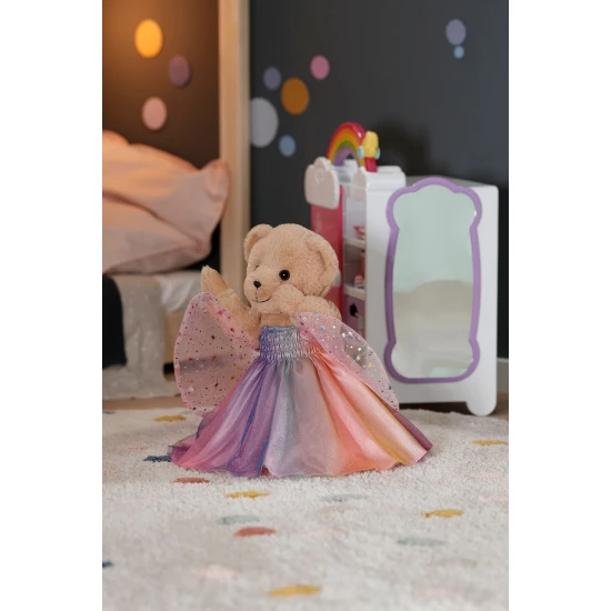 baby born regenbogen kleid kleid mit fluegeln fuer puppe 43 cm