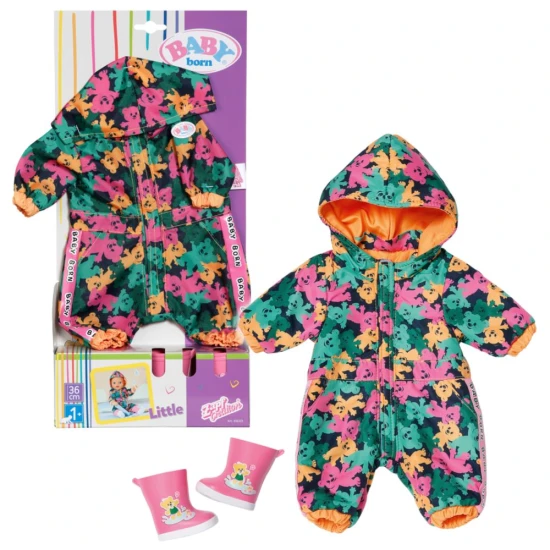 baby born little outdoor overall 36 cm gummistiefel puppe