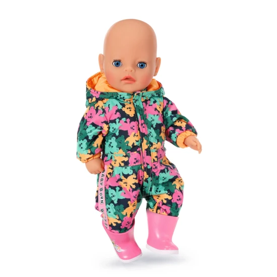 baby born little outdoor overall 36 cm gummistiefel puppe