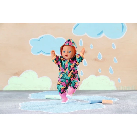 baby born little outdoor overall 36 cm gummistiefel puppe
