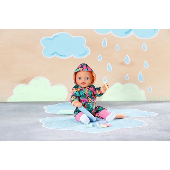 baby born little outdoor overall 36 cm gummistiefel puppe