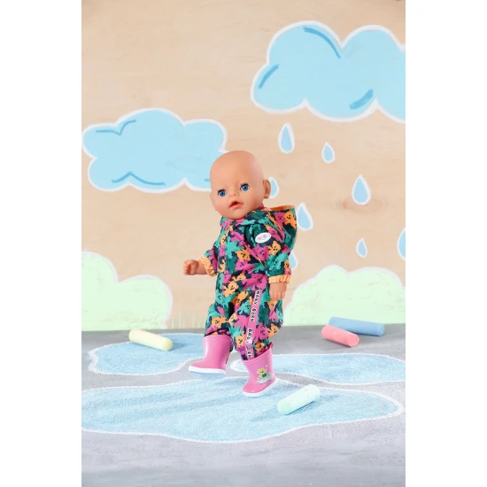 baby born little outdoor overall 36 cm gummistiefel puppe