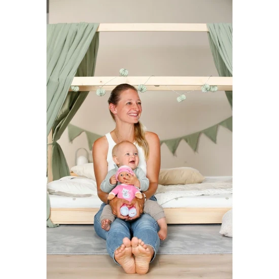 baby born for babies schlafi dunkelrosa 30 cm puppe fuer babys
