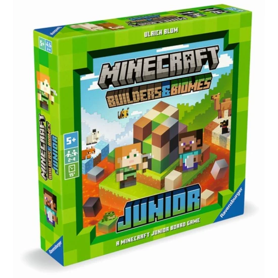 Baue eine Farm und rette Tiere in Minecraft: Builders & Biomes Junior