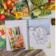 Dino World Malbuch mit Buntstiften Dinosaurier Depesche