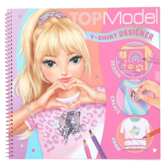 Malbuch TOPModel Gestalte dein T-Shirt