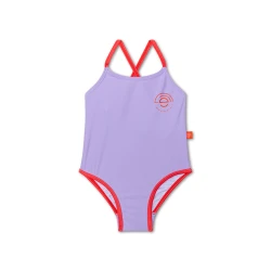 Badeanzug mit UPF 50+ Purple Red