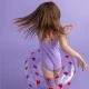 Badeanzug mit UPF 50+ Purple Red