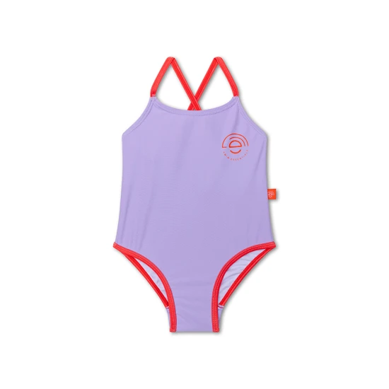 Badeanzug mit UPF 50+ Purple Red