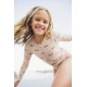 Langarm-Badeanzug mit UPF 50+ Brown Leopard