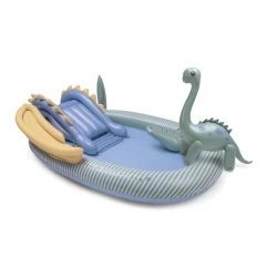 Aufblasbarer Pool mit Rutsche Dino 210 cm
