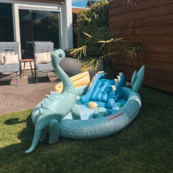 Aufblasbarer Pool mit Rutsche Dino 210 cm