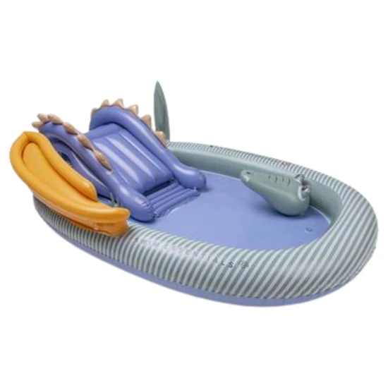 Aufblasbarer Pool mit Rutsche Dino 210 cm