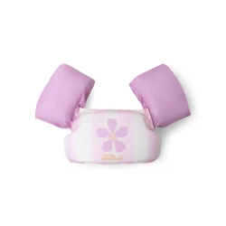 Schwimmweste mit Ärmeln, rosa Blumenmuster, 2-6 Jahre