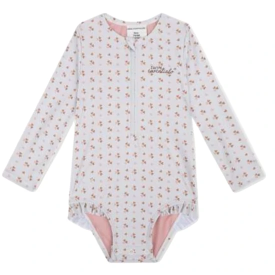 Cozy Hearts UPF 50+ Langarm-Badeanzug