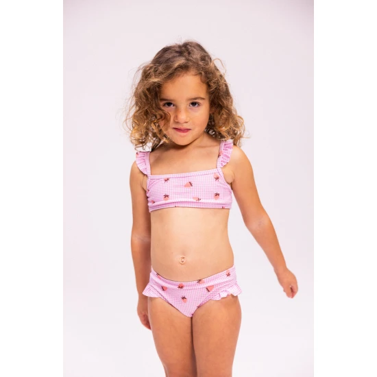 UPF 50+ Erdbeer-Bikini