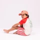 Badeshorts mit UPF 50+ Lobster Stripe von Swim Essentials fur Kinder