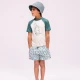 Badeshorts mit UPF 50+ Surfer von Swim Essentials fur Kinder