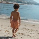 Badeshorts für Jungen mit UPF 50+ Palm Stripe