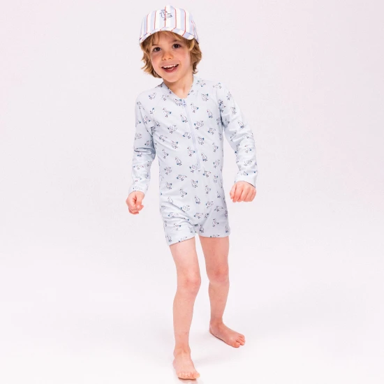 UV-Schwimmanzug mit UPF 50+ Little Seagull Blau Swim Essentials