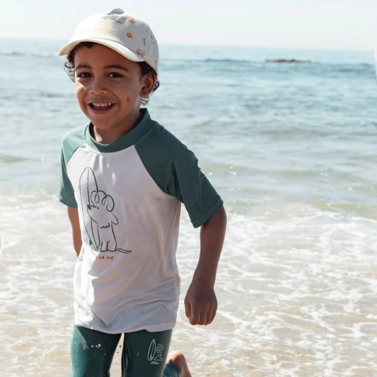 UPF 50+ Surfer-Schwimmshirt