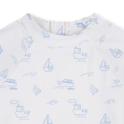 UV-Shirt mit UPF 50+ Little Seagull Weiß