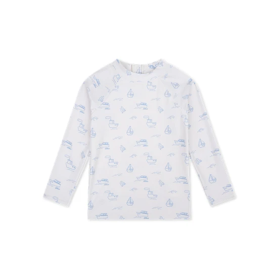 UV-Shirt mit UPF 50+ Little Seagull Weiß