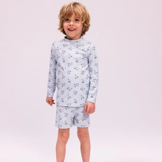 UV-Shirt mit UPF 50+ Little Seagull Blau