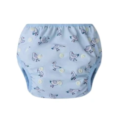 Baby-Badeanzug mit UPF 50+ in Little Seagull Blue