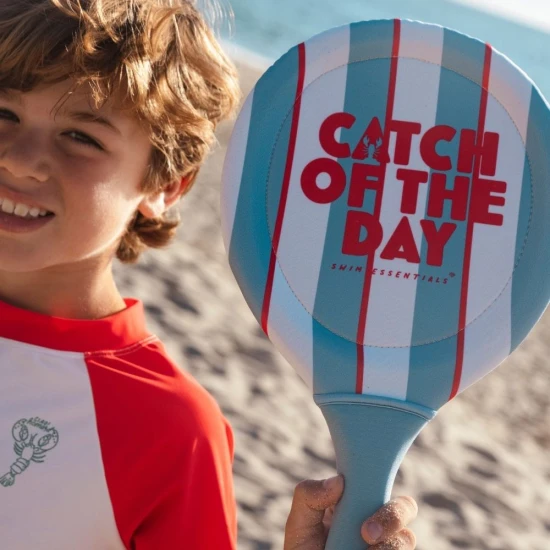 Beach-Tennis-Fang des Tages