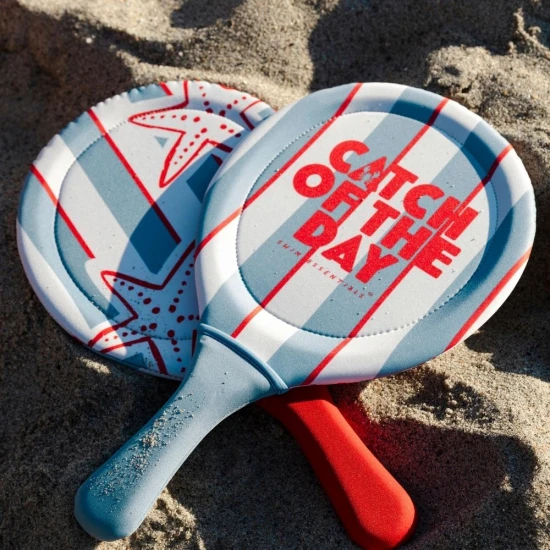Beach-Tennis-Fang des Tages