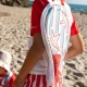Beach-Tennis-Fang des Tages