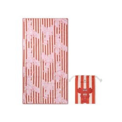 Mikrofaser-Strandtuch Lobster Stripe 180 x 90 cm