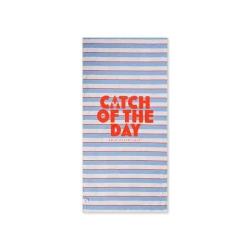 Strandtuch „Catch of the Day“ aus Mikrofaser, 180 x 90 cm