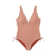 Damen-Badeanzug mit UPF 50+ Palm Stripe