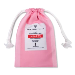 Mikrofaser-Strandtuch 135 x 65 cm Herzen