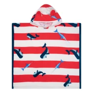Strandponcho Whales 65 x 65 cm