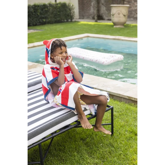 Kinder-Strandponcho Wale 65 x 65 cm mit Kapuze von Swim Essentials