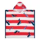 Kinder-Strandponcho Wale 65 x 65 cm mit Kapuze von Swim Essentials