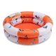 Aufblasbarer Kinderpool Wale 60 cm mit maritimem Wal-Motiv, 2 Luftkammern