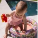 Aufblasbarer Kinderpool Blumen 60 cm mit Blumenmuster, 2 Luftkammern