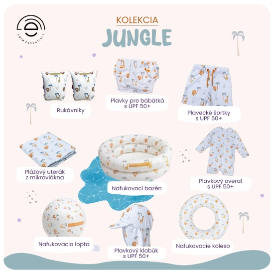 Windelbademode für Babys mit LSF 50+ Jungle Swim Essentials