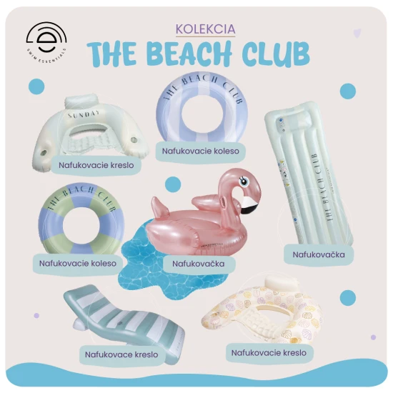 Der aufblasbare Stuhl Beach Club Swim Essentials