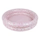 Aufblasbarer Kinderpool Old pink Leopard 100 cm mit Altrosa-Leopardenmuster, 2 Luftkammern