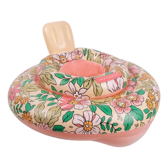 Swim Essentials Baby Aufblasbares Rad Blumen mit Blumenmuster