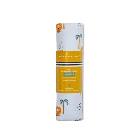 Mikrofaser-Strandtuch Jungle 135 x 65 cm für Kinder von Swim Essentials