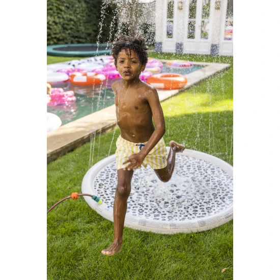 Aufblasbares Planschbecken „Beige Leopard“ von Swim Essentials für Sommerspaß im Garten