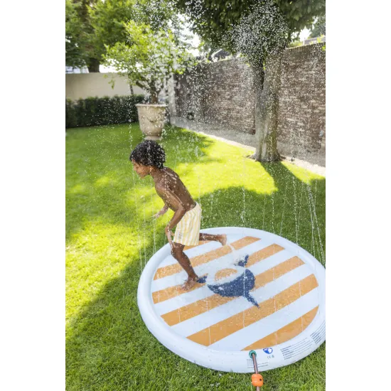 Swim Essentials Aufblasbares Wasserkissen Shark für Sommerspaß im Garten